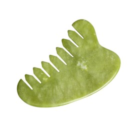 TOVINANNA Jade Comb Massage Tool Scalp Care Comb Detox Massager Stick Multi-purpose Gua Sha Board Smooth Edge Random Color