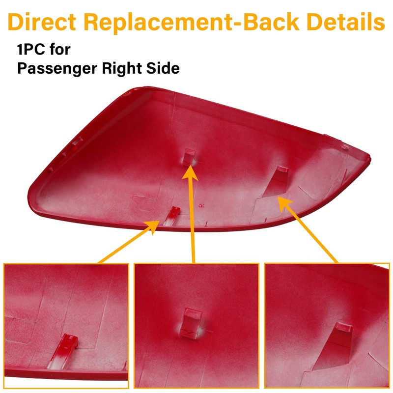 Moonlinks Compatible with 2016-2021 Honda Civic Passenger Side Mirror Cover