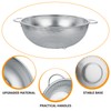 AKOLAFE Thickened Metal Colander with Handle Set of 4 Stainless