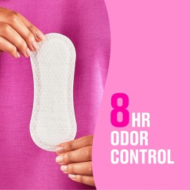 Carefree Acti-Fresh Body Shape Pantiliners Extra Long Unscented - 93 Count, Packaging ...