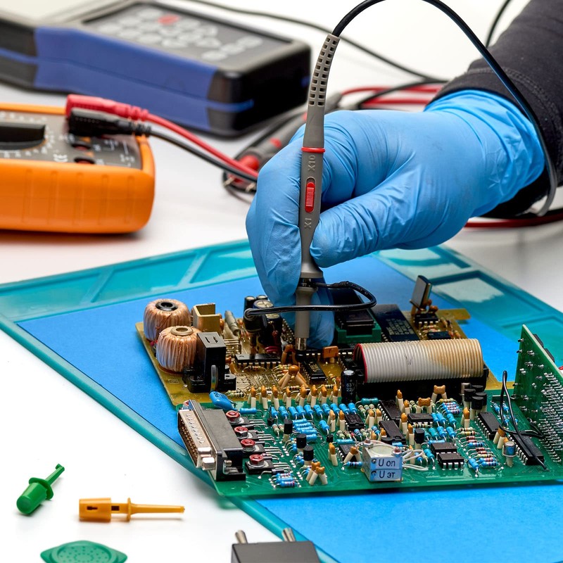 PATIKIL Test Probe Tweezers Copper Multimeter Test Lead Extension Probe