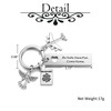 JSDDE Plane Keyring with Engraving Be Safe Have Fun Come