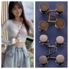 Waist Adjustment Buttons, Jeans Adjustment Buttons with Rivets Seamless Waist