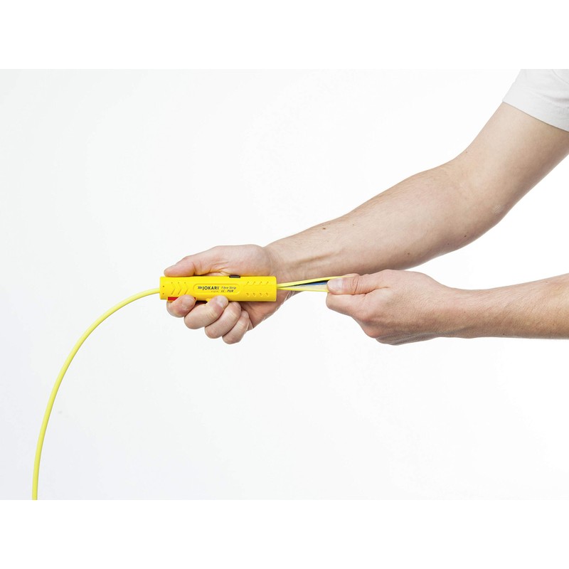 Jokari 30810 Stripper for Fibre Optics PUR Cable - Multi-Coloured