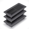 FanGoFast Floor Register Dark Gray and Brown Premium Steel Easy
