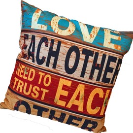 duststroke (Dust Stroke) 45 x 45 cm Cushion Cover (Choose from 7 Designs) Message English Logo Stylish Interior Goods