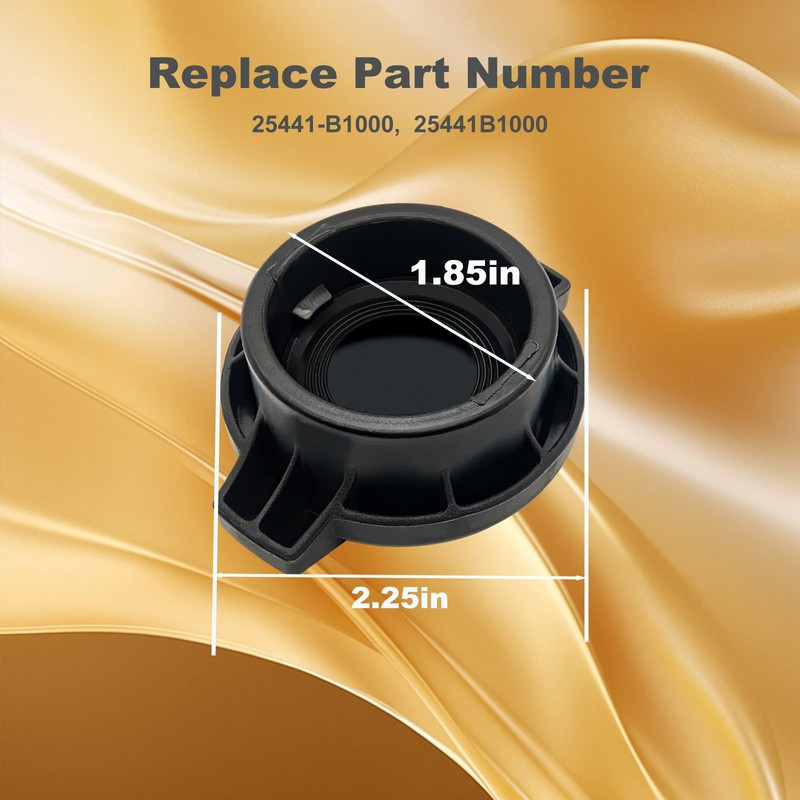 LESHIAUTO Coolant Reservoir Cap Cover Compatible with Hyundai Sonata 2015-2019