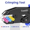 Wire Stripper and Crimping Tool,AWG 24-10 Automatic Stripper Tool with