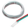 sourcing map 30 Gauge 3 Conductor Electrical Wire Tinned Copper
