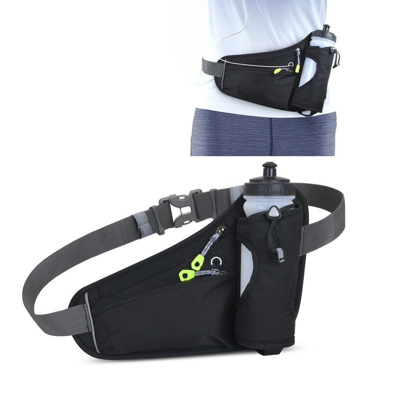 Sports Hydration Belt Bag Running Belt Waist Pack Bum Bag