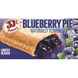 JJ's Bakery Blueberry Snack Pies, Individual Dessert, Fresh-Baked, Perfect fo...