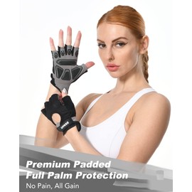 UYKKE Fitness Handschuhe, Trainingshandschuhe für Crossfit, Bodybuilding, Radsport, Gym, Krafttraining, Sporthandschuhe für Damen und Herren