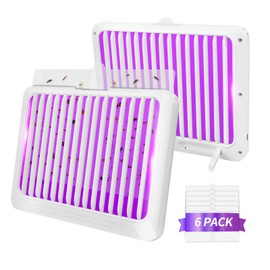 UV Light Fly Traps, Gnat Traps for House Indoor (White)