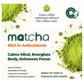 Matcha en Polvo Orgánico Japonés  Organic Japanese Green Tea Matcha Powder                                                                            