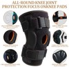 2 PCS Hinged Knee Brace Support for Men & Women,