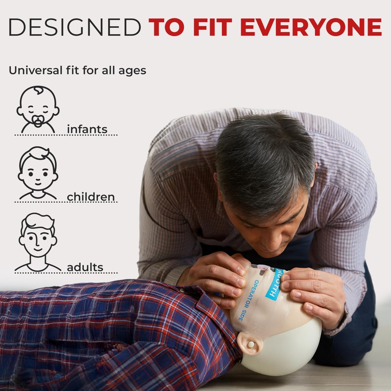 Ever Ready First Aid CPR Mask for Pocket or Key