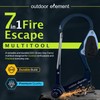 Outdoor Element, Multi-tool for Outdoor Camping, Fire Escape, Multi-functional Tool,
