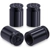 MEAJOO 4PCS Bullet Shell Tire Valve Stem Caps, Aluminum Alloy