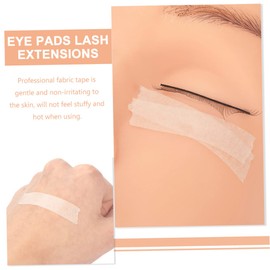 WOONEKY 30 Rolls Lash Tape for Eyelash Extensions 1.2cm Wide Professional Fabric Tape for Makeup Salon 4.3m Per Roll White