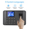Intelligent Biometric Fingerprint Password Attendance Machine Time Clock Employee Checking-in