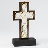 Stunning Umber Hardwood Wedding Unity Cross®; Unity Candle Unity Sand