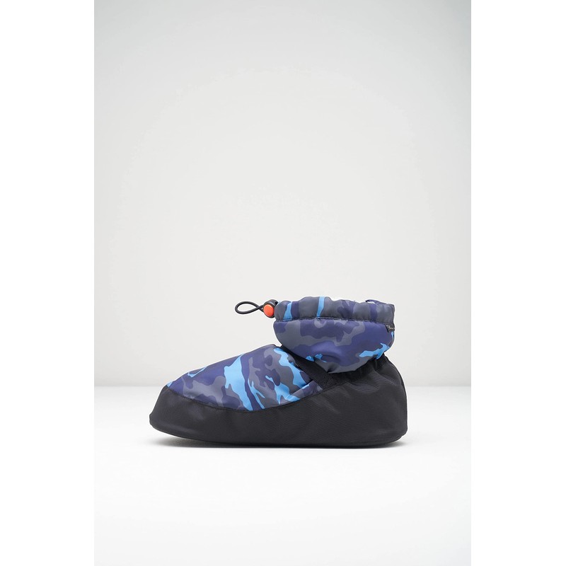 Bloch Ankle Warm Up Boot, Stivaletto Donna, Motivo Mimetico Blu,