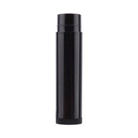 ZJchao 100pcs Mini Lip lip balm containers Gloss Tube Lip Balm Cute Bottle Empty Plastic Cosmetic Gloss Container Tube Travel Gloss for Split Charging DIY with Caps (Black)