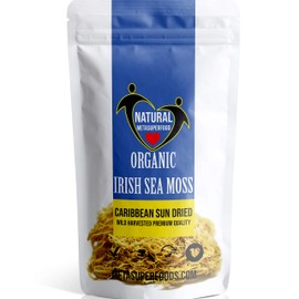 Dried Irish Sea Moss 100g | Caribbean Sea Moss | UK Made | Vegan | Wild Harvested | Non GMO | Natural Vitamins & Minerals | Dr Sebi