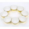 Gifbera Standard Gold Foil Cupcake Liners Wrappers Metallic Baking Cups,