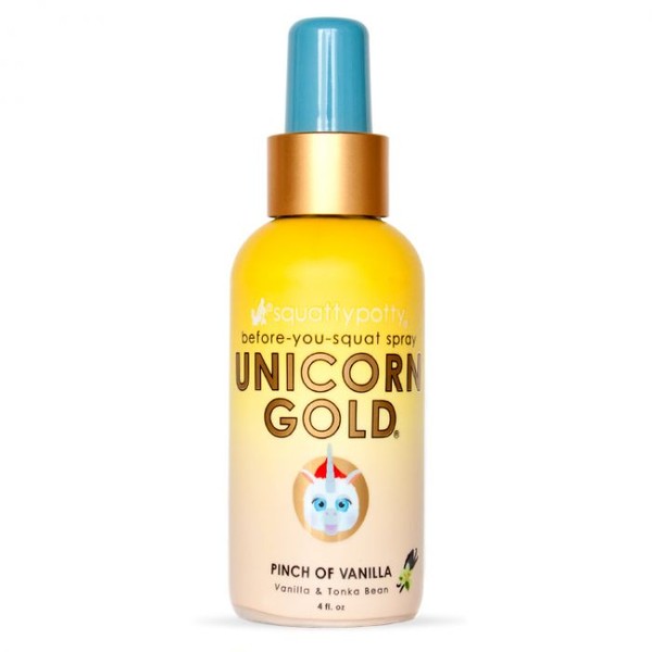 Squatty Potty Unicorn Gold Toilet Spray (Pinch of Vanilla) 118ml
