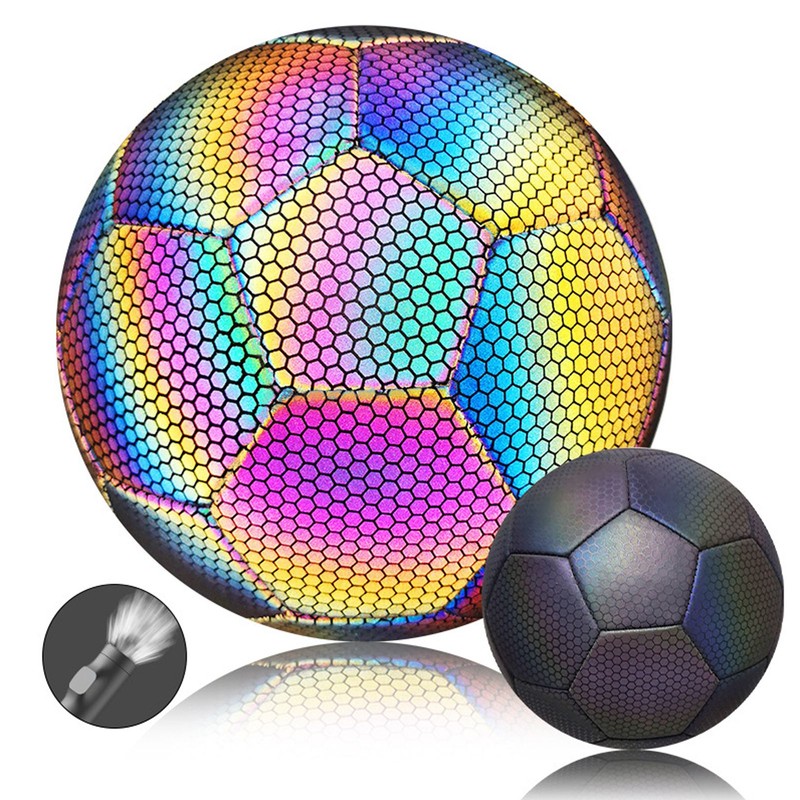 Luminous Reflective Football Luminous Soccer Ball Training Ball for Normal