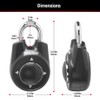 Master Lock 1500iD Set Your Own Directional Combination Padlock, Black