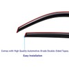 Lightronic Extra Durable Clip-on in-Channel Auto Vent Window Visor, Fits