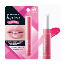 Meoncell 메온셀 멘소래담 립아이스 매직컬러 립밤 스트로베리 Meonsell Mensollat Lip Ice Magic Color Lip Balm Strawberry