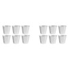 12 PCS Aluminium Dariol Mould Baking Cup Dariole Pudding Dessert