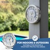 MAVORI Analog Hygrometer – Thermometer Hygrometer for Indoor – Premium