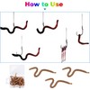 Mtxorvix Soft Plastic Worm Fishing Lure Kit, 18pcs, Brown, 9cm/3.54in,