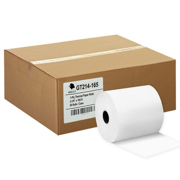 GORILLA SUPPLY 2 1/4 x 165 Thermal Paper Cash Register
