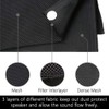 Speaker Grill Cloth Stereo Mesh Fabric for Speaker Repair, Black
