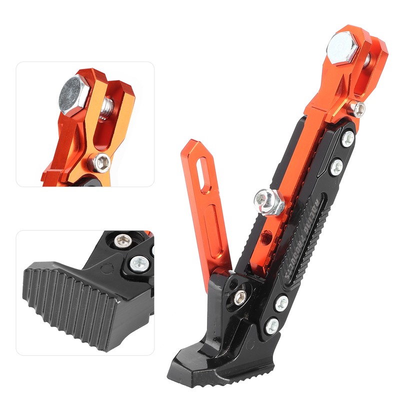 CNC Aluminum Alloy Kickstand Adjustable Height Side Support Stand Universal