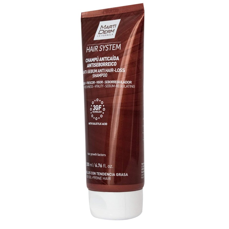 Martiderm Anti-sebum Anti Hair-loss Shampoo 200ml