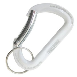 TouGH Label VEX-133 Carabiner Rugged 0.2 inch (6 mm), White x Silver