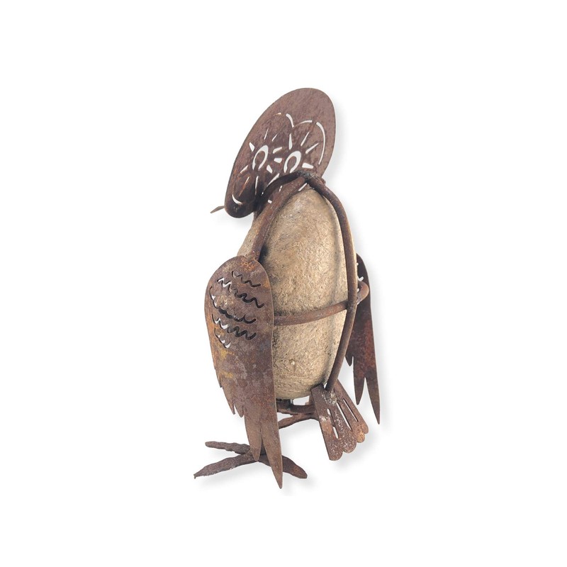 Crispe Patina Decorative Owl for Standing All Year Round Decoration