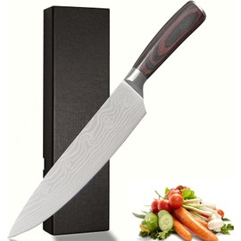 Juego de cuchillos de cocina de 3 piezas, juego de cuchillos japoneses ultra afilados, caja de regalo | High Carbon Stainless Steel Chef Knife Set wit