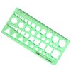 geometric plastic circle square hexagon template ruler drawing plastic circle