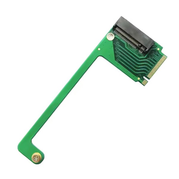 xiwai 90 Degree Angled PCI-E 4.0 NVME M-Key M.2 22x30mm