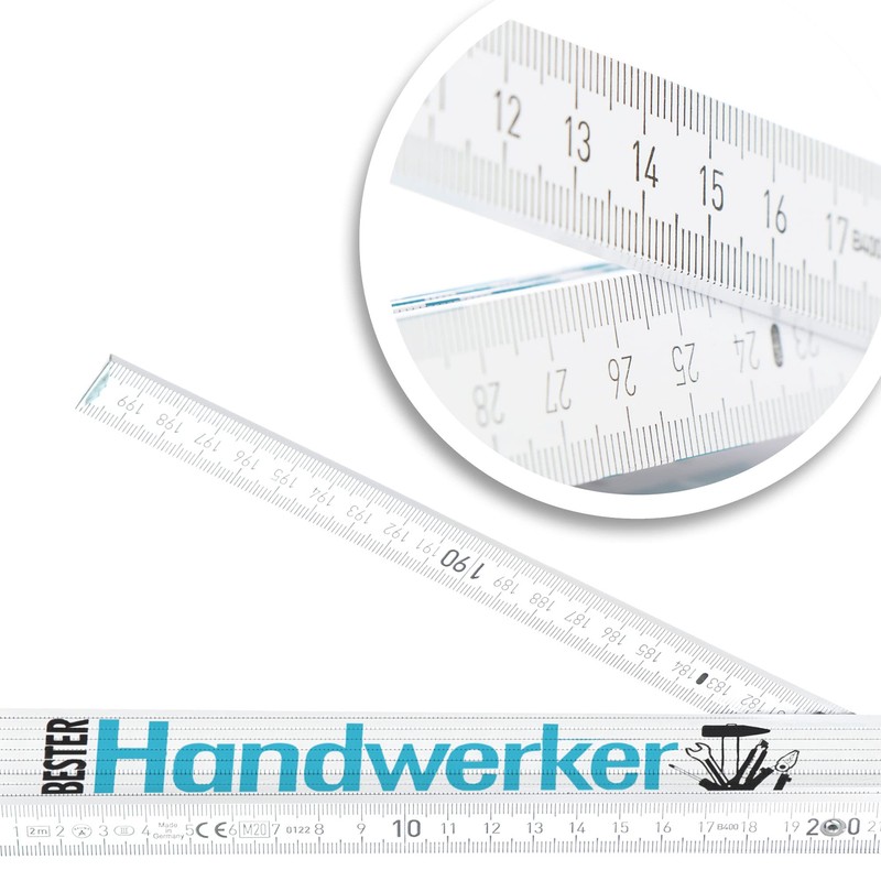 Robin Goods® Folding Ruler, 2 Metre Folding Ruler as a