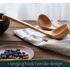 Natural Spoon Classic Wooden Soup-ladle Bamboo Kitchen dinnerware Tools (Ladle,