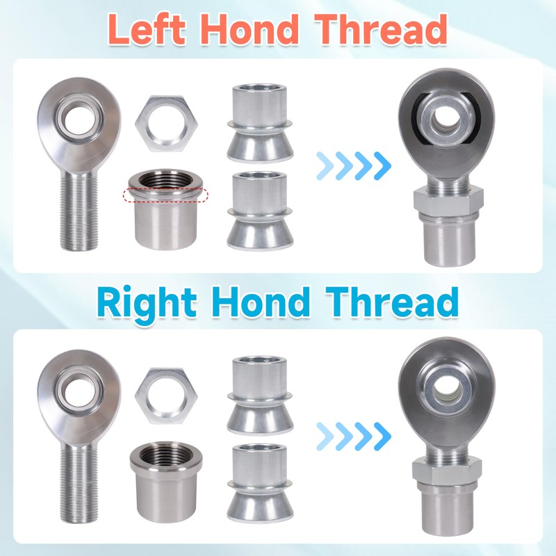1.25" Heim Joints Rod End Kit Thread 1 1/4" Chromoly