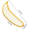 2-Pack... Banana Slicer Kitchen Tool, Plastic Fruit Cutter, Fruit Cutter,
